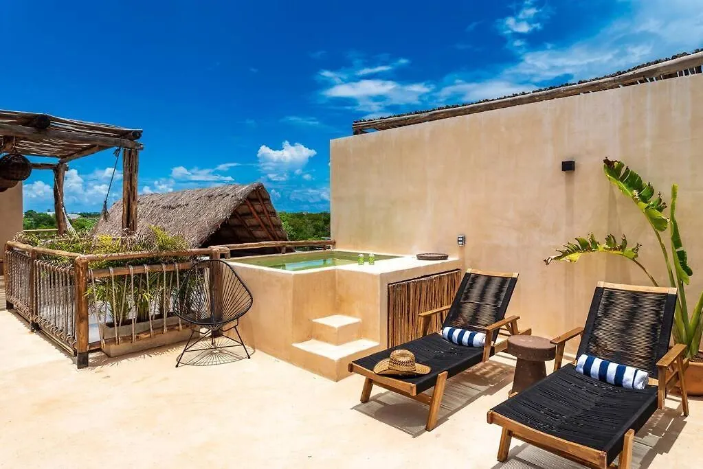 @Villa.Akbal- 2Bd Rooftop W/ Open Dinning Room Tulum 0*,  Mexico