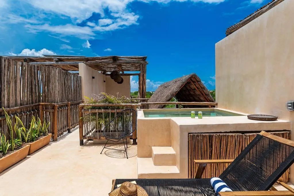 @Villa.Akbal- 2Bd Rooftop W/ Open Dinning Room Tulum